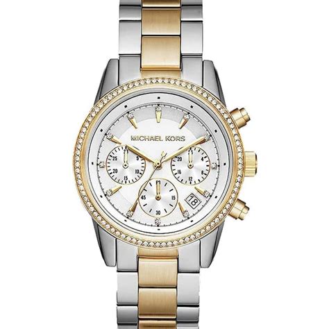 michael kors ritz watch|Michael Kors Ritz Women's Watch, Stainless Steel and Pavé .